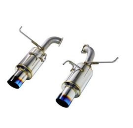 REMARK 2022+ Subaru WRX VB Axleback Exhaust - Dual R1 Spec Burnt Stainless REMRO-TTVB-R1D