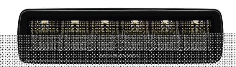 Hella Universal Black Magic 6 L.E.D. Mini Light Bar - Flood Beam HELLA358176201