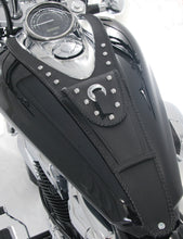 Load image into Gallery viewer, Mustang 10-14 Honda VT1300C Cruiser Tank Bib w/Studs - Black