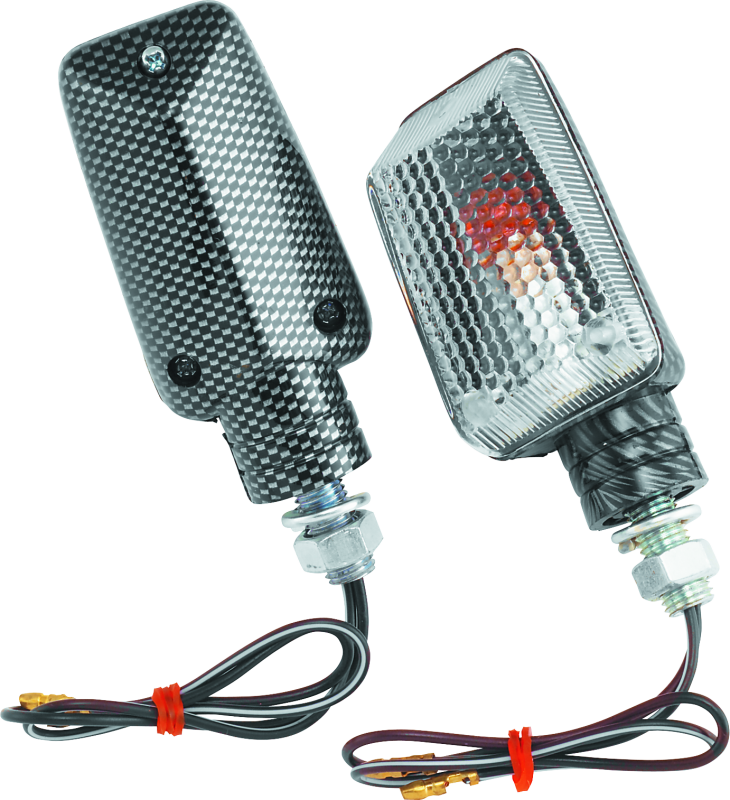 BikeMaster Universal Ministalk Marker Light Carbon/Clear BKM268041