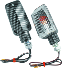 BikeMaster Universal Ministalk Marker Light Carbon/Clear BKM268041