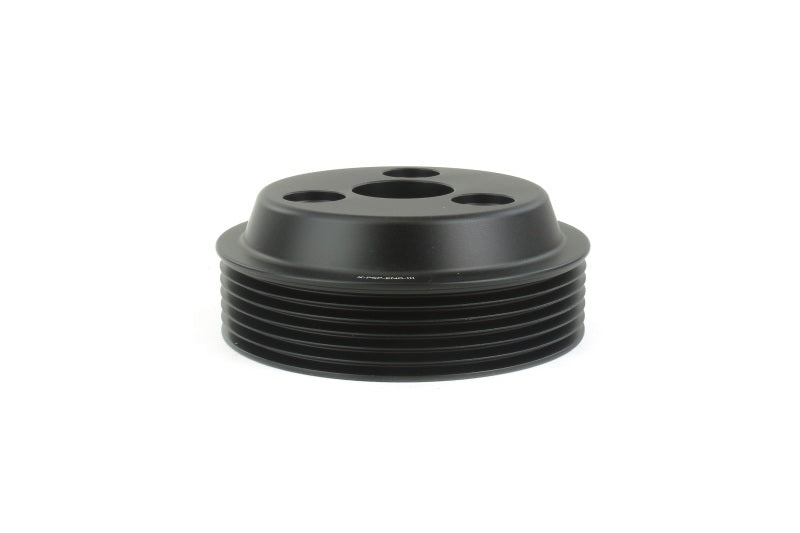 PERRIN 15-21 Subaru WRX / 18-20 Crosstrek / 14-18 FXT Lightweight Water Pump Pulley - Blk PERPSP-ENG-111BK
