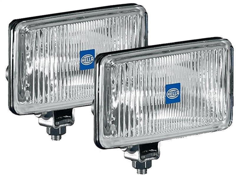 Hella 450 H3 12V SAE/ECE Fog Lamp Kit Clear - Rectangle (Includes 2 Lamps) HELLA005860601