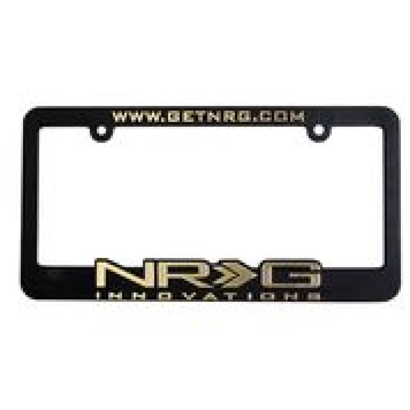 NRG License Plate Frame - Gold NRGLPF-101