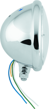 Load image into Gallery viewer, Bikers Choice 5-3/4 Chrome Bottom Mount Headlight Clear Lens H4 60/55W Universaal BKC666808