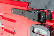 Load image into Gallery viewer, Jeep TJ Tailgate Hinge Pair 97-06 Wrangler TJ Powdercoat Black Kentrol