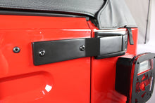 Load image into Gallery viewer, Jeep TJ Tailgate Hinge Pair 97-06 Wrangler TJ Powdercoat Black Kentrol