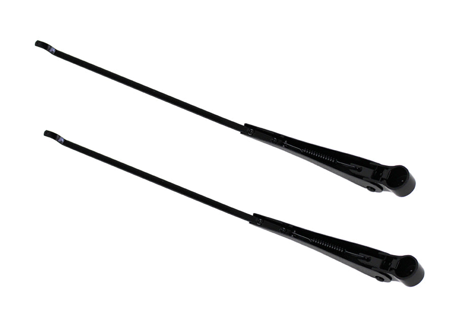 Jeep CJ Windshield Wiper Arms Pair 68-86 CJ Powdercoat Black Kentrol