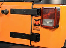 Load image into Gallery viewer, Jeep JK Tailgate Hinge Pair 07-18 Wrangler JK Powdercoat Black Kentrol