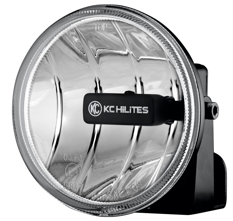 KC HiLiTES 4in. Gravity G4 LED Light 10w SAE/ECE Clear Fog Beam (Pair Pack System) KCL493