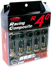 Load image into Gallery viewer, Project Kics 12x1.25 R40 Lug Nuts - Black (20 Pcs) PJKKRC03K