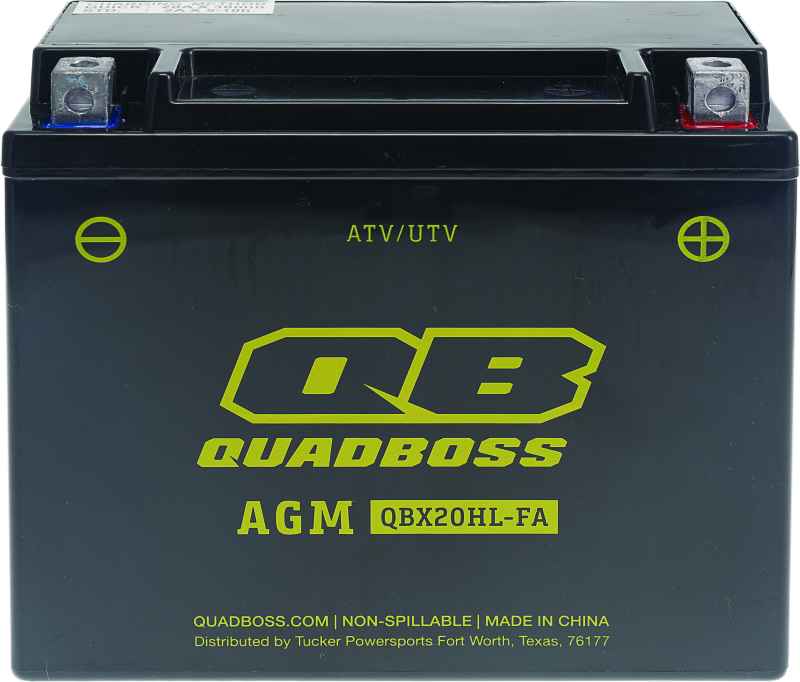 QuadBoss Maintenance-Free AGM Battery QBX20HL-FA QBS401385