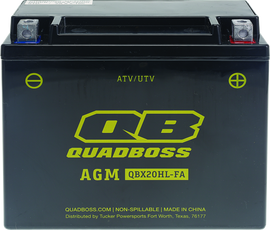 QuadBoss Maintenance-Free AGM Battery QBX20HL-FA QBS401385
