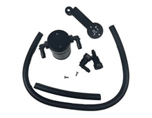 Load image into Gallery viewer, J&amp;L 05-10 Ford Mustang GT/Bullitt/Saleen Passenger Side Oil Separator 3.0 - Black Anodized JLT3013P-B