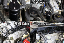 Load image into Gallery viewer, J&amp;L 99-04 Ford Mustang SVT Cobra Driver Side Oil Separator 3.0 - Black Anodized JLT3018D-B