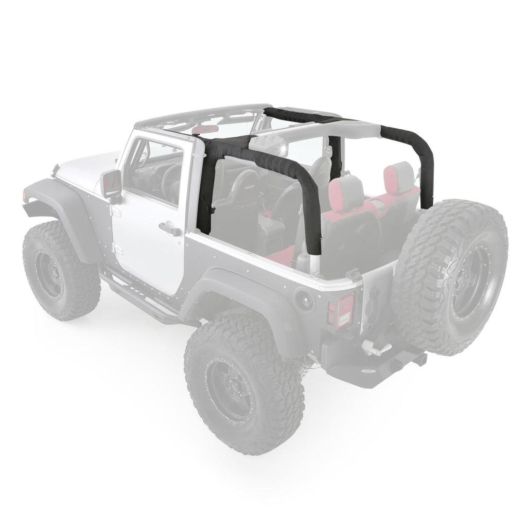 Replacement MOLLE Roll Bar Padding Cover Kit 07-18 Wrangler JK 2 DR Smittybilt