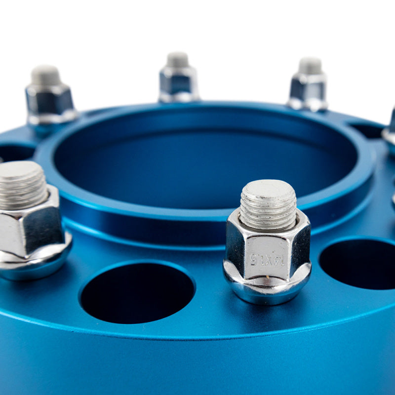 Borne Off-Road Wheel Spacers - 6x139.7 - 78.1 - 38.1mm - M14x1.5 - Blue BRNBNWS-005-381BL