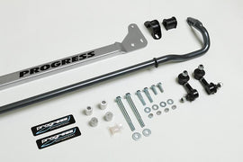 Progress Tech 96-00 Honda Civic Rear Sway Bar (22mm - Adjustable) Incl Bar Brace and Adj End Links PRG62.1042