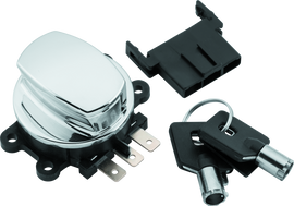 Twin Power 94-13 FLHR Chrome Fat Bob Styl Ignition Switch