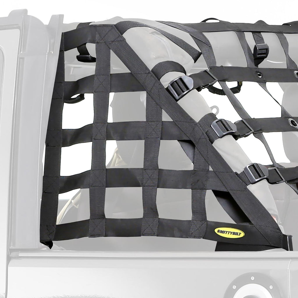 C-Res Cargo Restraint System 07-18 Wrangler JK 4 Door Black 2 Inch WebbingSmittybilt