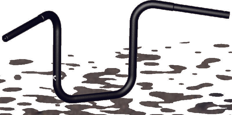 Burly Brand Ape Hanger 12in - Black BURB12-1700TFB