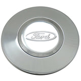 Grant Ford Licensed Horn Button; Chrome; Ford®; Classic/Challenger Wheels;