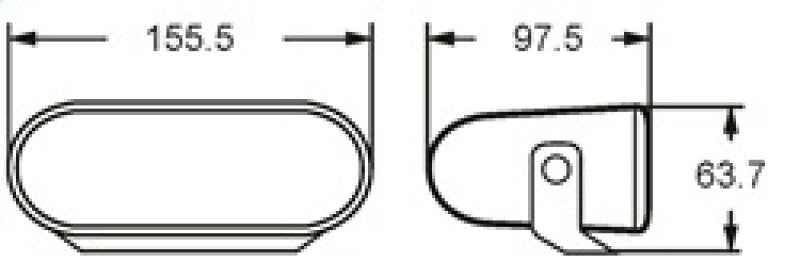 Hella FF75 Series H7 12V/55W Hallogen Fog Lamp Kit HELLA008284801