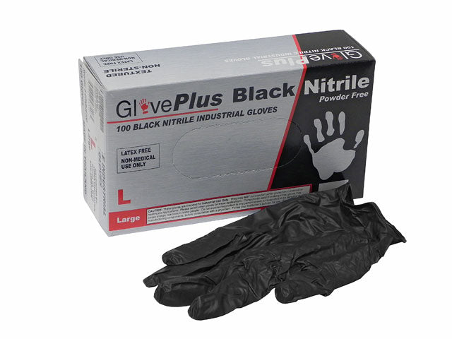 Black Nitrile Gloves