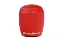 Load image into Gallery viewer, GrimmSpeed Stubby Shift Knob Stainless Steel Red - M12x1.25 GRM380003