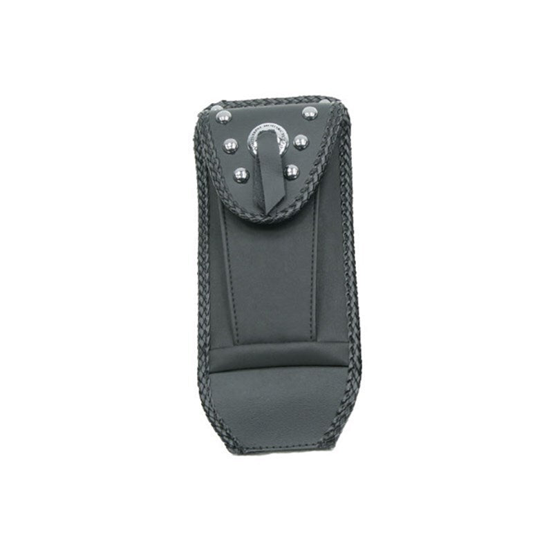 Mustang 65-86 Harley Early FL Touring Tank Bib w/Studs - Black MMP93309