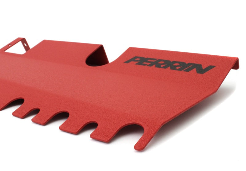 PERRIN 15-21 Subaru WRX/STI Radiator Shroud (With/Without OEM Intake Scoop) - Red PERPSP-ENG-512RD