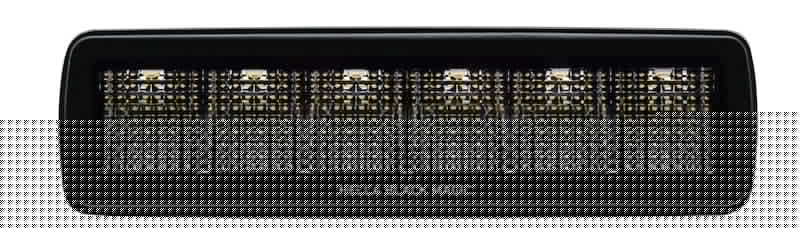 Hella Universal Black Magic 6 L.E.D. Mini Light Bar - Flood Beam HELLA358176201