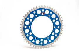 Renthal 99-24 Yamaha YZ125/X/G/ 250/F/X/ 450F/FX/ WR250-450F Rear Twinring - Blue 520-50P Teeth REN1500-520-50GPBU