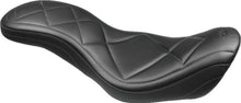 Load image into Gallery viewer, Mustang 08-21 Harley Electra Glide, Rd Glide, Rd King, Str Glide Lowdown 1PC Seat w/DBR - Black