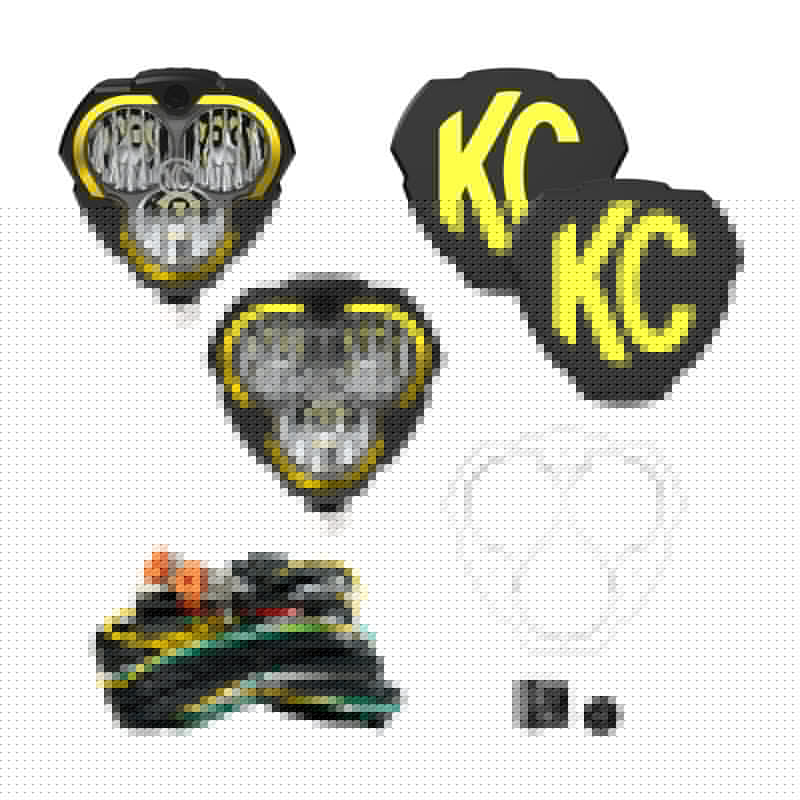 KC HiLiTES FLEX ERA 3 - 2-Light Master Kit KCL288