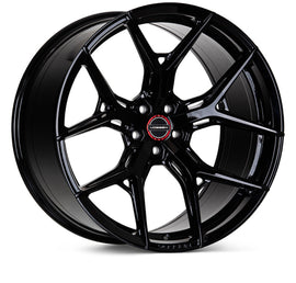 Vossen HF-5 21x12 / 5x120 / ET52 / Deep Face / 72.56 - Gloss Black Wheel VOSHF5-1B36