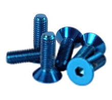 Load image into Gallery viewer, NRG Steering Wheel Screw Upgrade Kit (Conical) - Blue NRGSWS-100BL