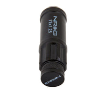 Load image into Gallery viewer, NRG 700 Series M12 X 1.25 Steel Lug Nut w/Dust Cap Cover Set 21 Pc w/Locks &amp; Lock Socket - Black NRGLN-LS710BK-21