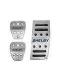 Pedal Covers; Incl. Accelerator/Brake/Clutch Cover; Shelby Logo; - Drake Muscle 5S3Z-2457-9735M