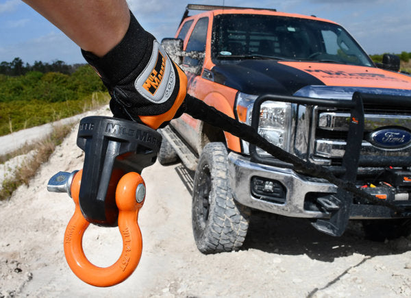 Winch Shackle Mount For 5/16 and 3/8 Inch Rope or Cable Mile Marker