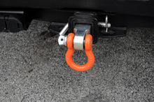 Load image into Gallery viewer, D Ring Hitch Receiver 3/4 Inch Steel Orange Zinc Coated Dual Sided Mounting Mile Marker