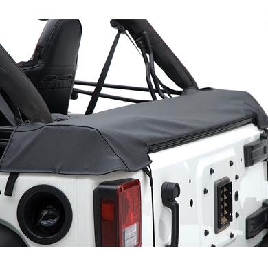 Soft Top Storage Boot 07-18 Wrangler JK 4 DR Black Diamond Smittybilt