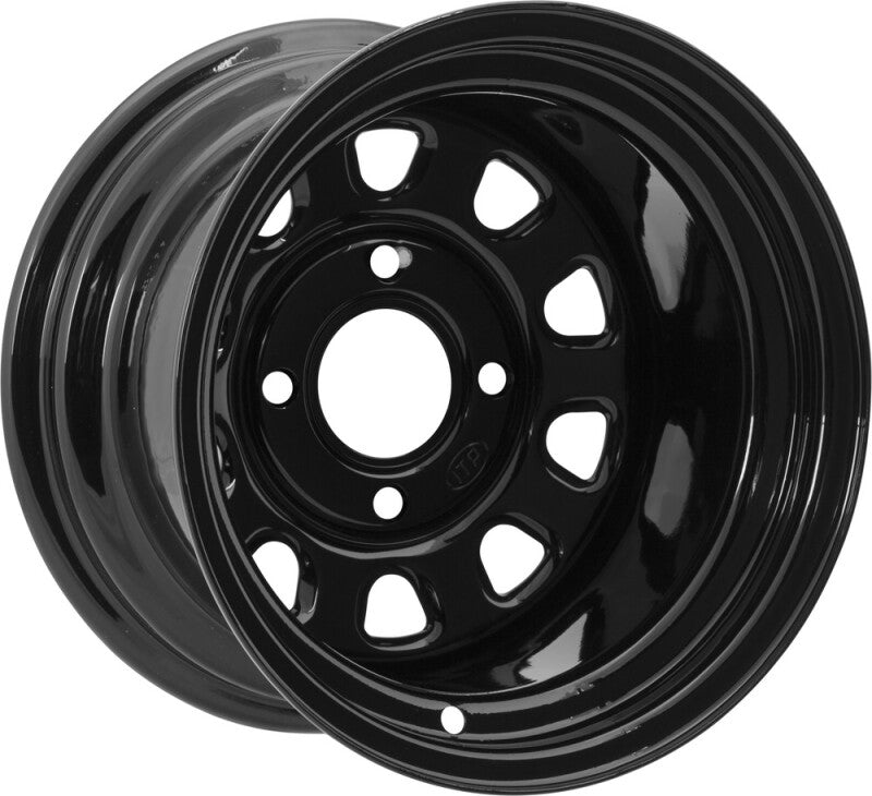 ITP Delta Steel 12x7 / 4/137 BP / 2+5 Offset Black Wheel