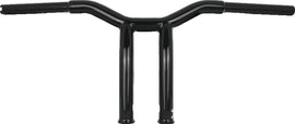 Burly Brand Dominator Raked Bar 10in - Gloss Black BURB12-6051B