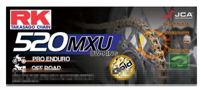 RK Chain GB520MXU-110L UW-Ring - Gold RKCGB520MXU-110