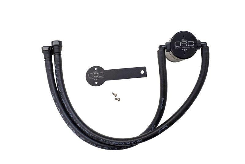 J&L 16-24 Chevrolet Camaro LT1 6.2L Driver Side Oil Separator 3.0 - Black Anodized JLT3081D-B