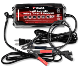 Yuasa 3 Amp Charger & Maintainer (12V)