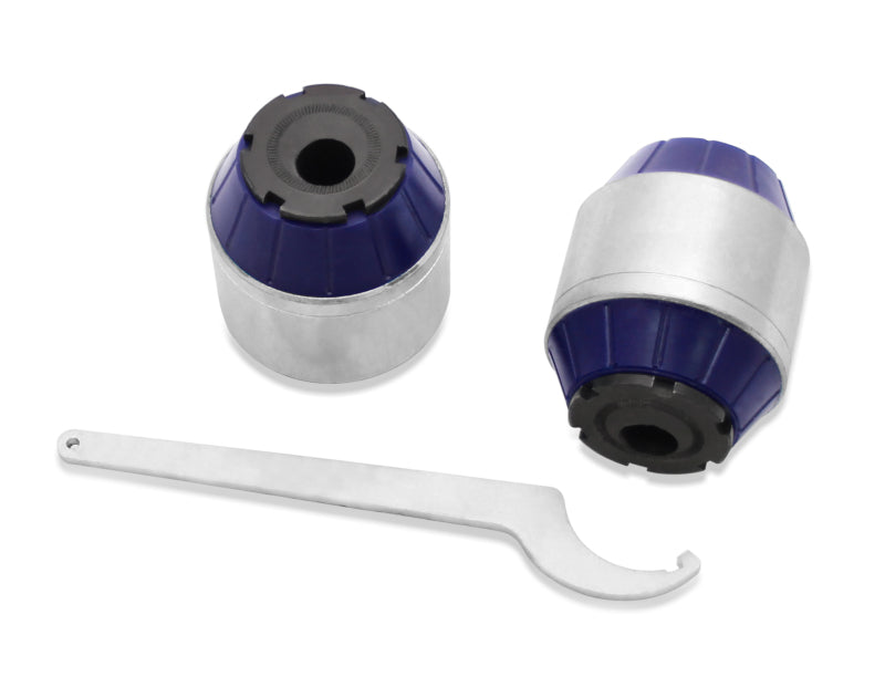 SuperPro 2015 Ford Mustang EcoBoost Premium Front Radius Arm Caster Adjustable Bushing Set SPRSPF4737K