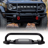 IAG I-Line Modular Front Bumper Winch Mount for 2021+ Ford Bronco  -  IAG Performance IAG-BDY-F3047