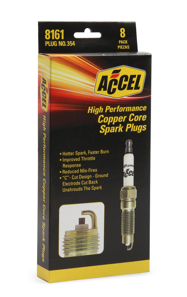Ford 2008-2014 - 3-Valve 4.6L & 5.4L Eng - Stock Heat Range - 8 Pack of PN 354 - ACCEL 8161 BDDP_8161